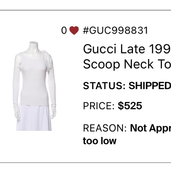 Gucci Tom ford pink cold shoulder with tie top s - Picture 6 of 8